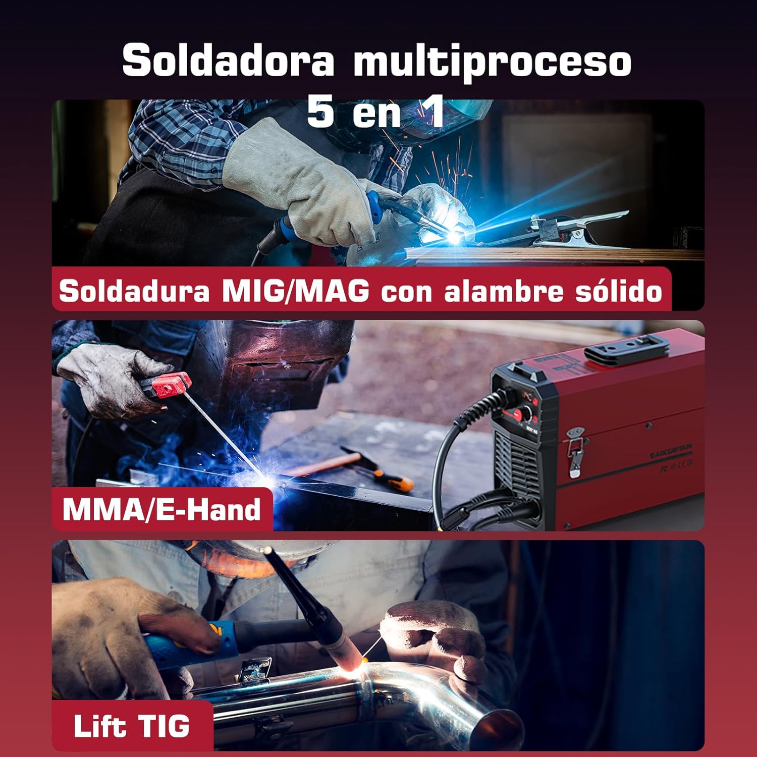 ARCCAPTAIN European Standard 1 - Tig Welder Machine ulasan dan harga